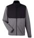 Core 365 CE74 Men's Venture Heathered Stripe Hybri in Black/ white