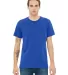 BELLA+CANVAS 3021 Unisex Cotton Pocket Tee in True royal front view