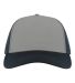 Atlantis Headwear RAPPER Sustainable Canvas Cap in Grey/ navy