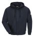 Bulwark SEH4 Men's Zip-Front Hooded Sweatshirt in Navy