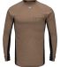 Bulwark MPS8 Men's Long Sleeve FR Two-Tone Base La in Khaki