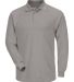 Bulwark SMP2 Men's Classic Long Sleeve Polo - Cool in Grey