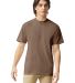 Comfort Colors 1717 Garment Dyed Heavyweight T-Shi in Espresso front view