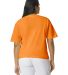 Comfort Colors 1717 Garment Dyed Heavyweight T-Shi in Bright orange back view