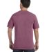 Comfort Colors 1717 Garment Dyed Heavyweight T-Shi in Berry back view