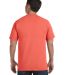 Comfort Colors 1717 Garment Dyed Heavyweight T-Shi in Bright salmon back view