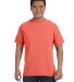 Comfort Colors 1717 Garment Dyed Heavyweight T-Shi in Bright salmon front view