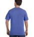 Comfort Colors 1717 Garment Dyed Heavyweight T-Shi in Periwinkle back view