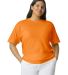 Comfort Colors 1717 Garment Dyed Heavyweight T-Shi in Bright orange front view
