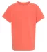 9018 Comfort Colors - Pigment-Dyed Ringspun Youth  Bright Salmon front view