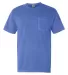 6030 Comfort Colors - Pigment-Dyed Short Sleeve Sh Flo Blue front view