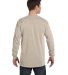 Comfort Colors 6014 6.1 Ounce Ringspun Cotton Long in Sandstone back view
