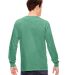 Comfort Colors 6014 6.1 Ounce Ringspun Cotton Long in Island green back view