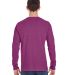 Comfort Colors 6014 6.1 Ounce Ringspun Cotton Long in Boysenberry back view