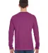 Comfort Colors 6014 6.1 Ounce Ringspun Cotton Long in Boysenberry back view