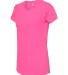4200 Comfort Colors - Ladies' Ringspun Short Sleev Neon Pink side view