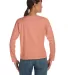 3014 Comfort Colors - Pigment-Dyed Ladies' Long Sl Terracotta back view