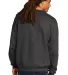 S600 Champion Logo Double Dry Crewneck Pullover sw Charcoal Heather back view