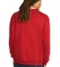 S600 Champion Logo Double Dry Crewneck Pullover sw Scarlet back view