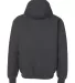 5020 DRI DUCK Hooded Boulder Jacket S - 6XL  Charcoal back view