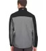 5350 DRI DUCK - Motion Soft Shell Jacket in Black heather/ black back view