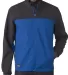 5350 DRI DUCK - Motion Soft Shell Jacket in Tech blue/ charcoal front view
