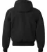 5020T DRI DUCK - Hooded Cloth Jacket with Tricot Q Black back view
