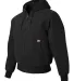5020T DRI DUCK - Hooded Cloth Jacket with Tricot Q Black side view