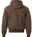 5020T DRI DUCK - Hooded Cloth Jacket with Tricot Q Field Khaki back view
