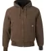 5020T DRI DUCK - Hooded Cloth Jacket with Tricot Q Field Khaki front view