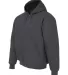 5020T DRI DUCK - Hooded Cloth Jacket with Tricot Q Charcoal side view