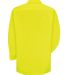Red Kap SS14 Men's Enhanced Visibility Long Sleeve in Yellow/ green
