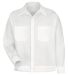 Red Kap SP35 Men's Button-Front Shirt Jacket in White
