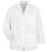 Red Kap KP11 Unisex Lapel Counter Coat in White