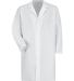 Red Kap KP38 Unisex Lab Coat with Gripper in White