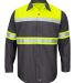 Red Kap SY70 Men's Hi-Visibility Colorblock Ripstop Long Sleeve Work Shirt Catalog