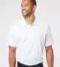 A130 adidas Golf Men’s ClimaLite® Piqué Short- White/ Black front view
