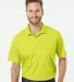 A130 adidas Golf Men’s ClimaLite® Piqué Short- Solar Yellow/ White front view
