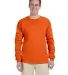 4930 Fruit of the Loom® Heavy Cotton HD Long Slee Burnt Orange front view