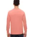 4930 Fruit of the Loom® Heavy Cotton HD Long Slee Retro Heather Coral back view