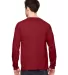 4930 Fruit of the Loom® Heavy Cotton HD Long Slee Crimson back view