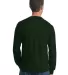 4930 Fruit of the Loom® Heavy Cotton HD Long Slee Forest Green back view