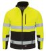 Red Kap JY34 Men's Hi-Visibility Soft Shell Jacket in Fluorescent yellow/ black