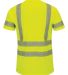 Red Kap SVY4 Men's High Visibility Short Sleeve T- in Fluorescent yellow