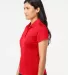 A131 adidas Golf Ladies’ ClimaLite® Piqué Shor Power Red/White side view