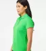 A131 adidas Golf Ladies’ ClimaLite® Piqué Shor Solar Lime/ White side view