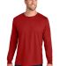 Jerzees IC46L  Ultimate Unisex Ring Spun Long Slee in Truered