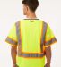 ML Kishigo 1565-1566 Unisex Class 3 Mesh Zippered  in Lime