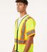 ML Kishigo 1565-1566 Unisex Class 3 Mesh Zippered  in Lime
