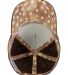 Infinity Hers MAYA Women's Washed 5-Panel Rope Cap in Chocolate/ fawn